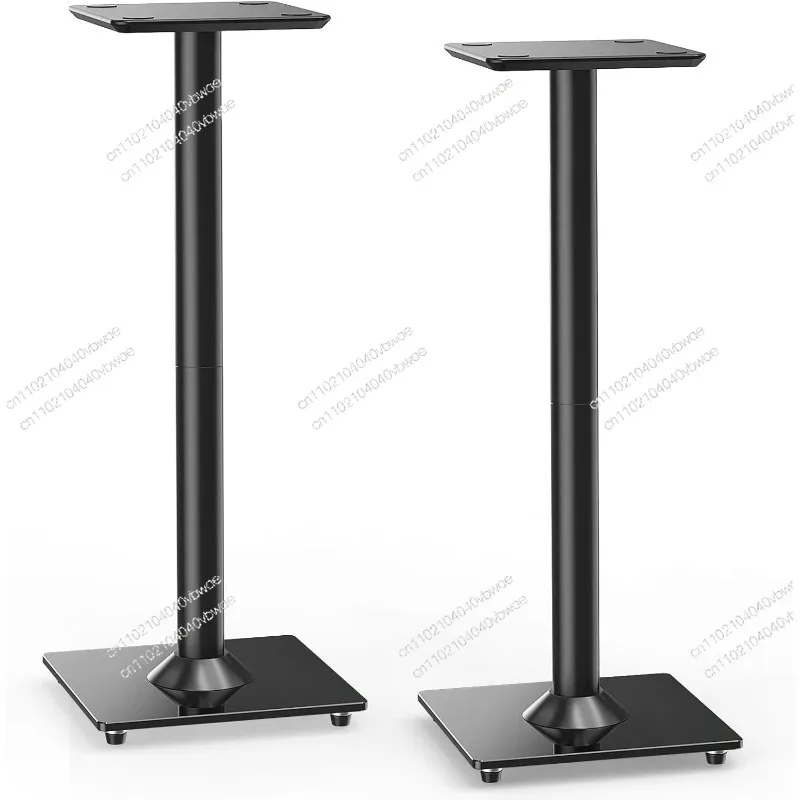 A pair Professional Speaker Display Stand 60/80/100cm Floor Model with Heavy Base for 4