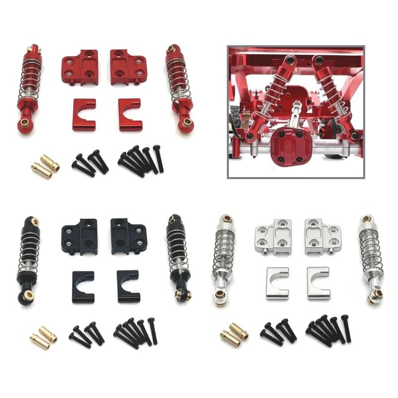 

Metal Upgrade Rear Axle Fixings and Rear Shock Absorber RC Car Parts For MN 1/12 MN82 LC79 MN78