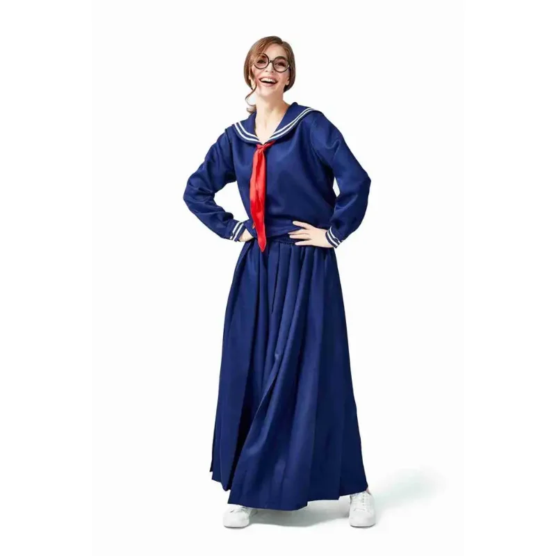

Anime No Game No Life White Shiro Cosplay Sailor Suit Dress Uniform Costume