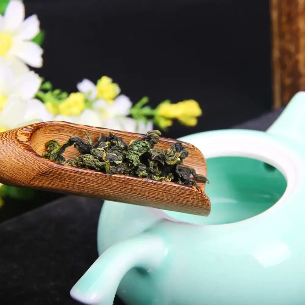 High Quality Portable Tea Scoop Natural Bamboo Spoon Accessories Teaspoon Kongfu Tea Delicate Chinese Retro Style Tea Shovel