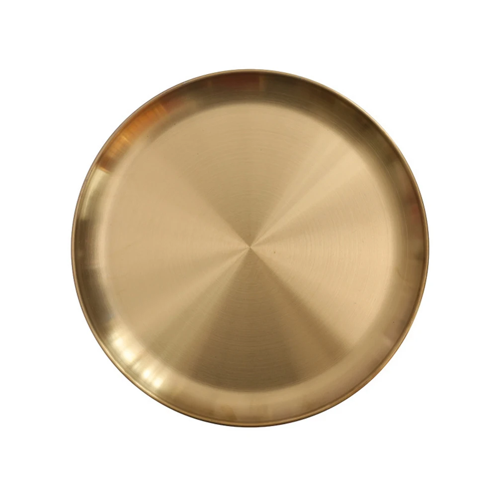 

Nordic Style Jewelry Dish Tray Storage Plate Accessories ganizer Stainless Steel Trinket Holder Metal Display Tool