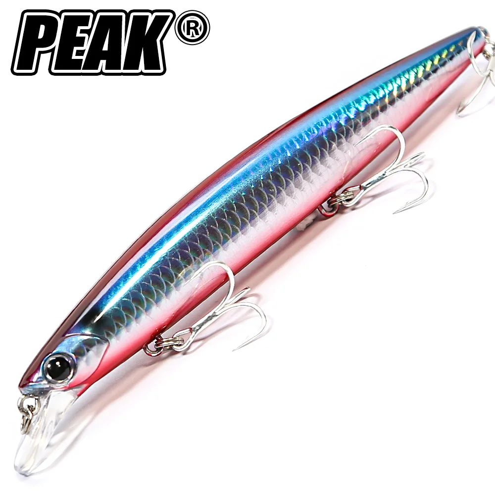 PEAK 135mm 27.1g Long Casting Sinking Sea Fishing Lure Ocean Beach Fishing Game Artificial Large Hard Bait Picua Seabass