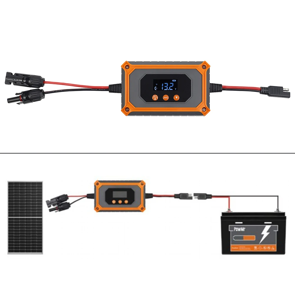 

129x78x30mm MPPT Solar Controller Adaptive Charging Logic Compatible With Lithium Batteries For Solar Power Systems