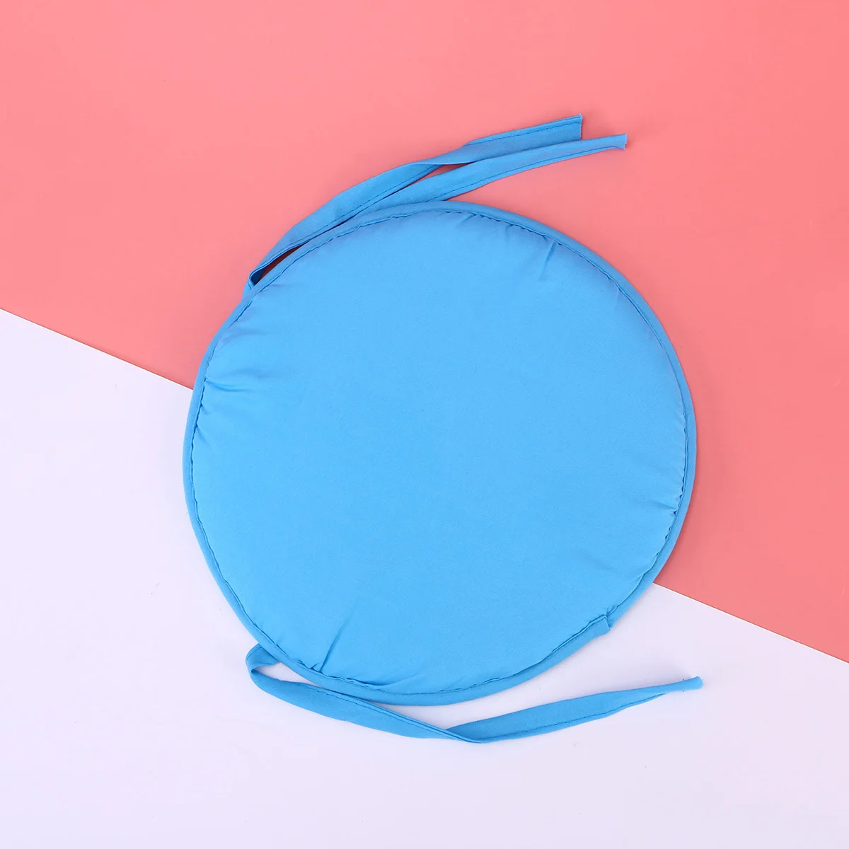 

Round Chair Cushion Sky Blue Breathable Seat Pad for Home Office Restaurant Anti-Slip Design Soft Medium Thickness Easy to Carry