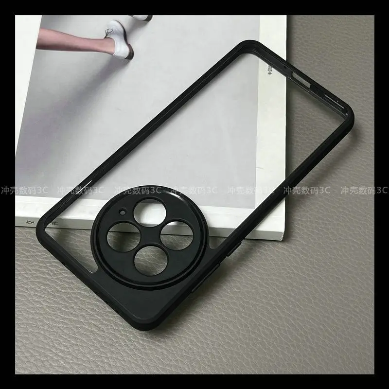 Oneplus 13 12 12R 11 ACE3 Kapak Lüks Zırh Manyetik Şeffaf Kılıf Bir Artı 13 Darbeye Dayanıklı Oneplus 13 Tampon