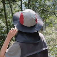 Summer Wide Brim Bucket Hat Quick-dry Breathable Panama Hat Portable Sun Protection Mountaineering Caps Camping Hiking