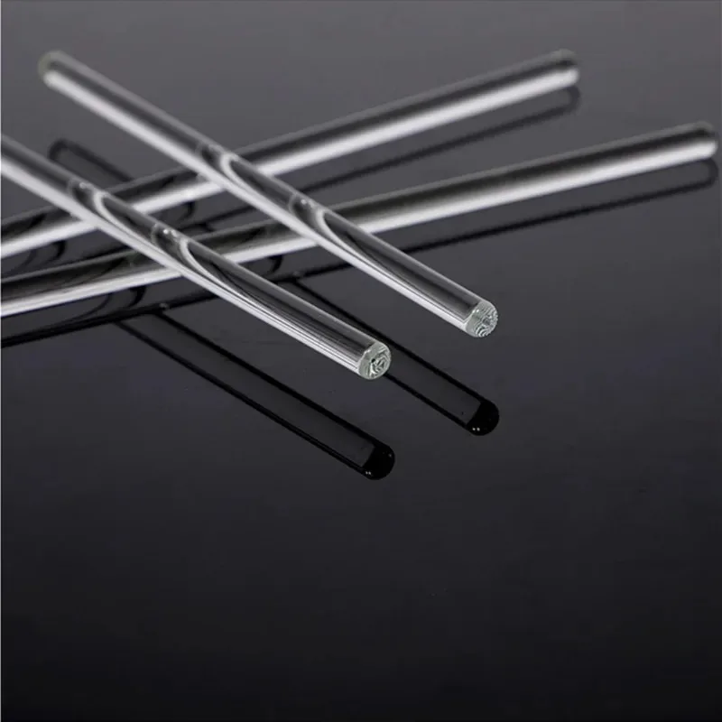 10pcs 5pcs Lab Glass Stirring Rods Borosilicate Stirrer 5/7/10mm Diameter 150/200/250/300/400mm Length For Chemistry Lab