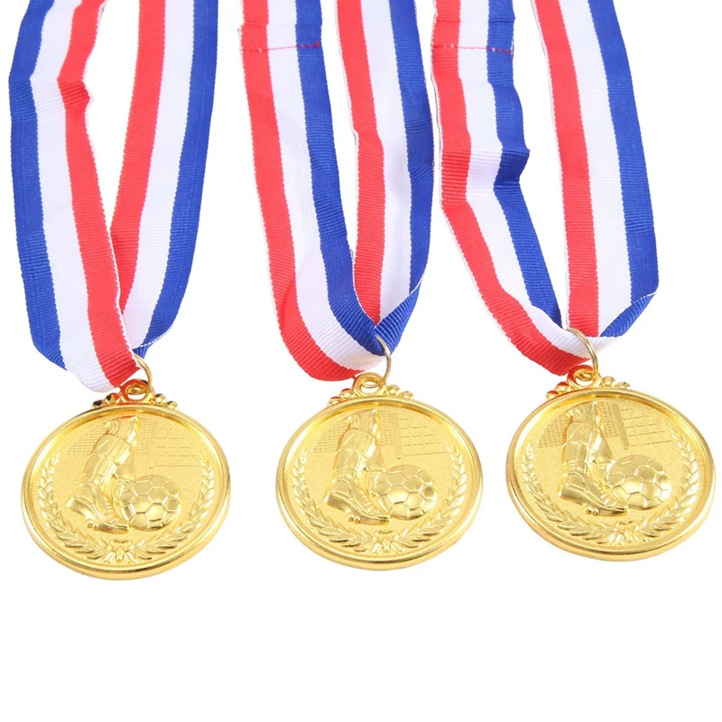 Football Cup Medal Award Medals Awards Student Party Gifts Gold Winner Award Medals 12 Pcs