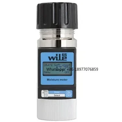 Grains Moisture Meter WILE 65 Portable Digital Grain Moisture Tester Analyzer for Wheat Corn Rice Soybean Agricultural Testing