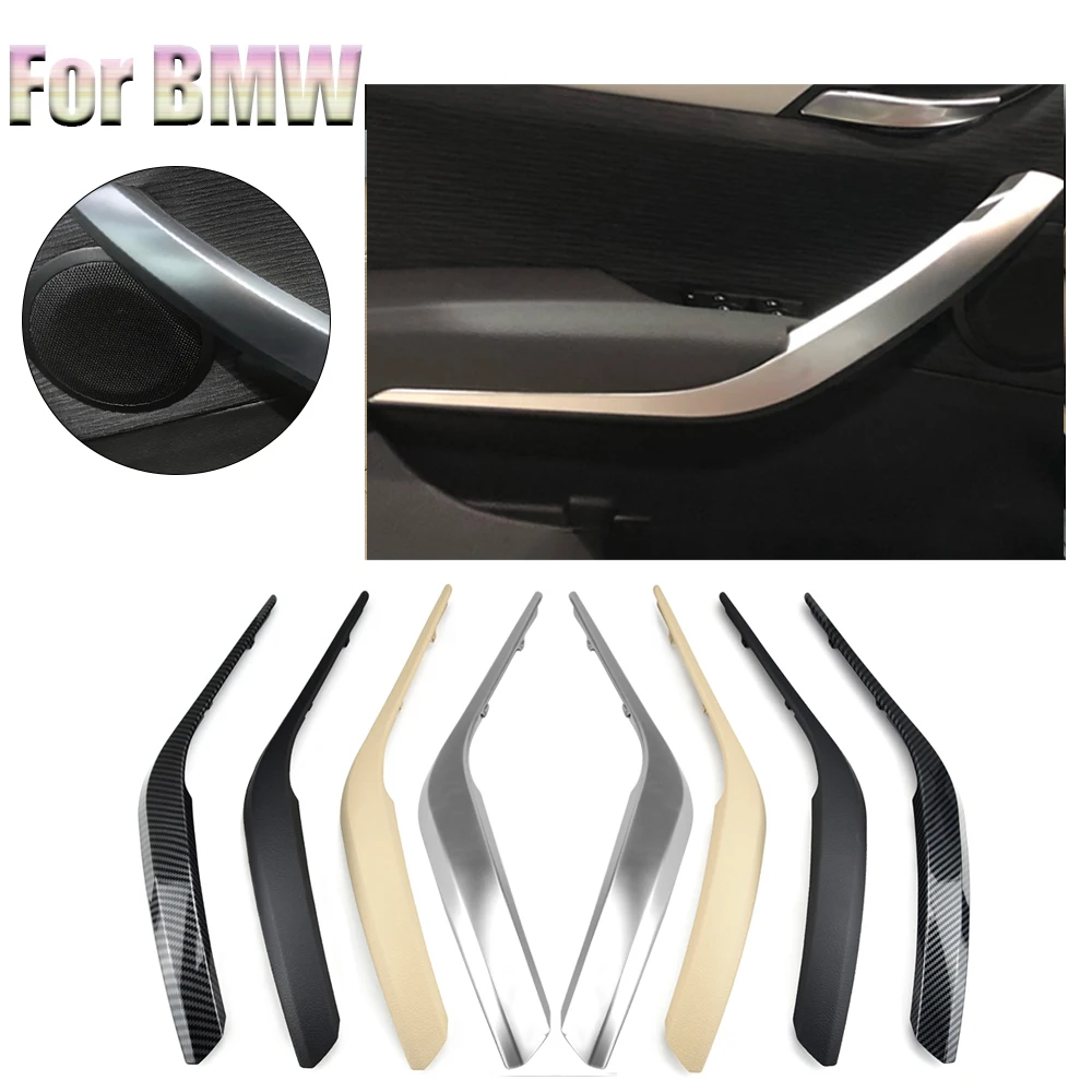 Manija de Panel de puerta Interior de coche, cubierta embellecedora de tirador, izquierda y derecha, cubiertas de manijas de puerta Interior para BMW X1 E84 2010-2016