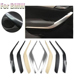 Left Right Side Car Inner Door Panel Handle Pull Trim Cover Auto Interior Door Handles Covers For BMW X1 E84 2010-2016