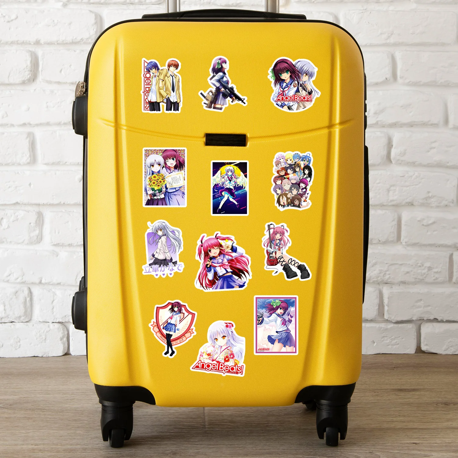 10/50PCS 애니메이션 엔젤 비츠 만화 낙서 스티커 만화 크리 에이 티브 장식 노트북 전화 기타 스케이트 보드 워터 컵