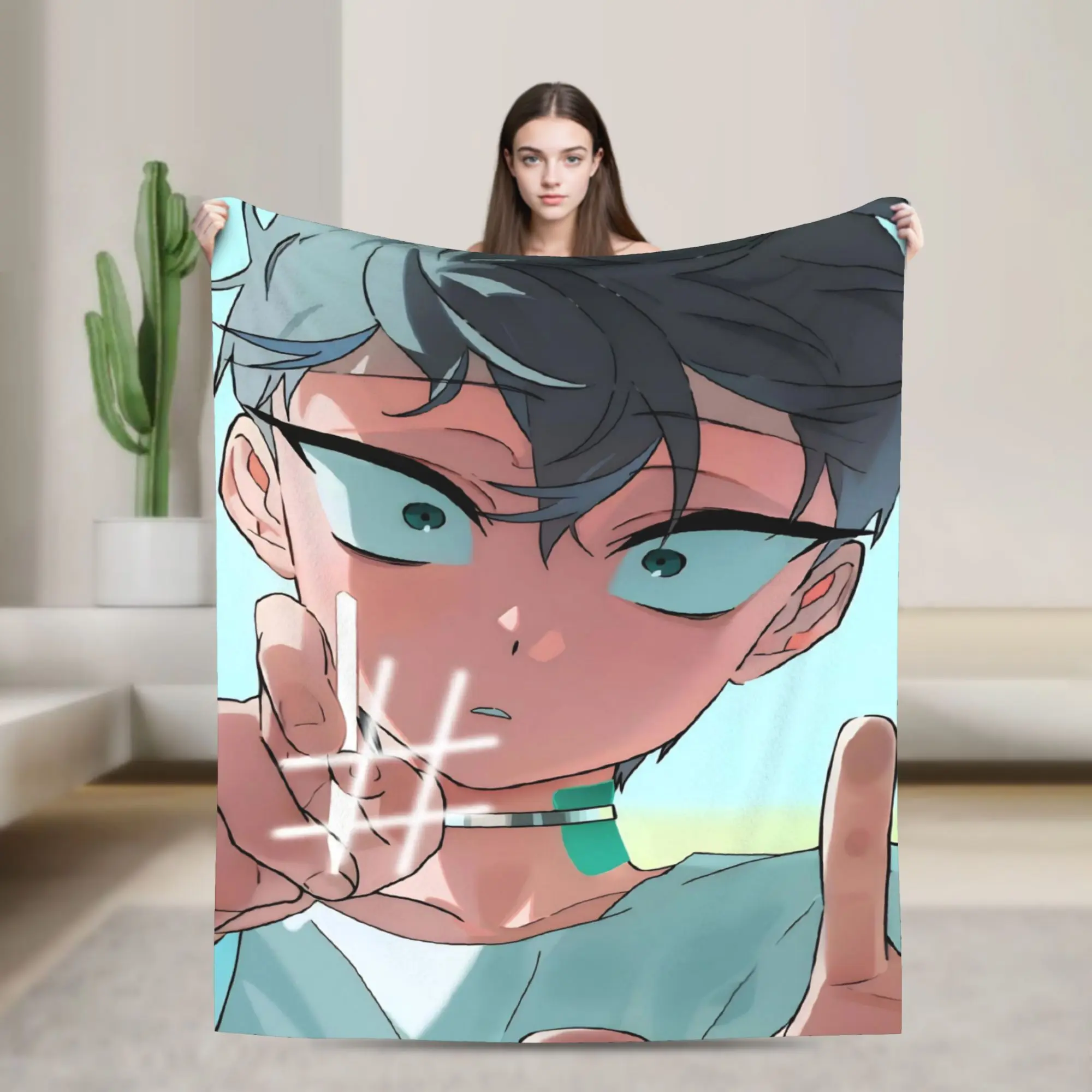 Alien Stage Anime Blanket Cover Ivan Till Wool Throw Blanket Bedding Couch Portable Ultra-Soft Warm Bedspread