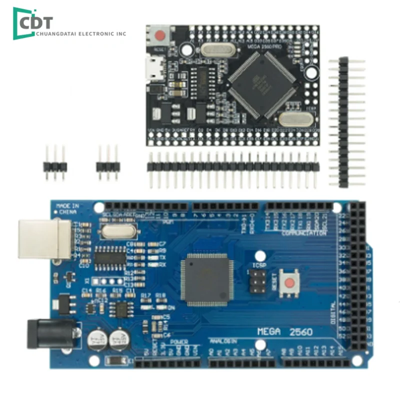 MEGA2560 MEGA 2560 R3 (ATmega2560-16AU CH340G) Pro mini MEGA2560 AVR USB board Development board MEGA2560 with Cable for arduino