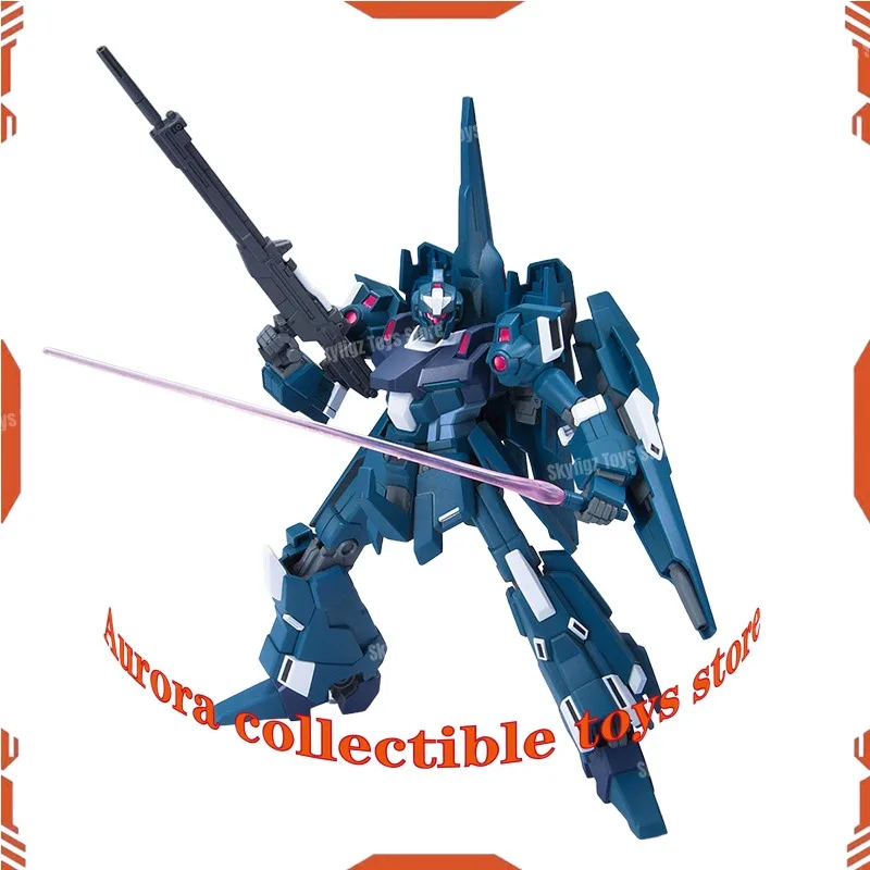 

In stock Bandai Genuine HGUC 1:144 RGZ-95 REZEL Richel Gundam Anime Action Figure Assembly Model Toys Gifts