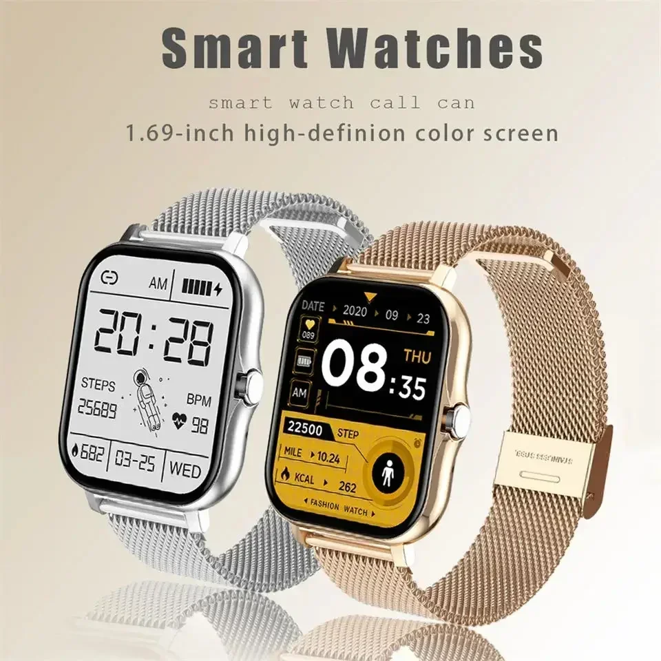 New Smart Watch Women Bluetooth Call Watch Fitness Tracker Waterproof Sport Smart Clock Fashion Ladies Men Smart Watch Woman