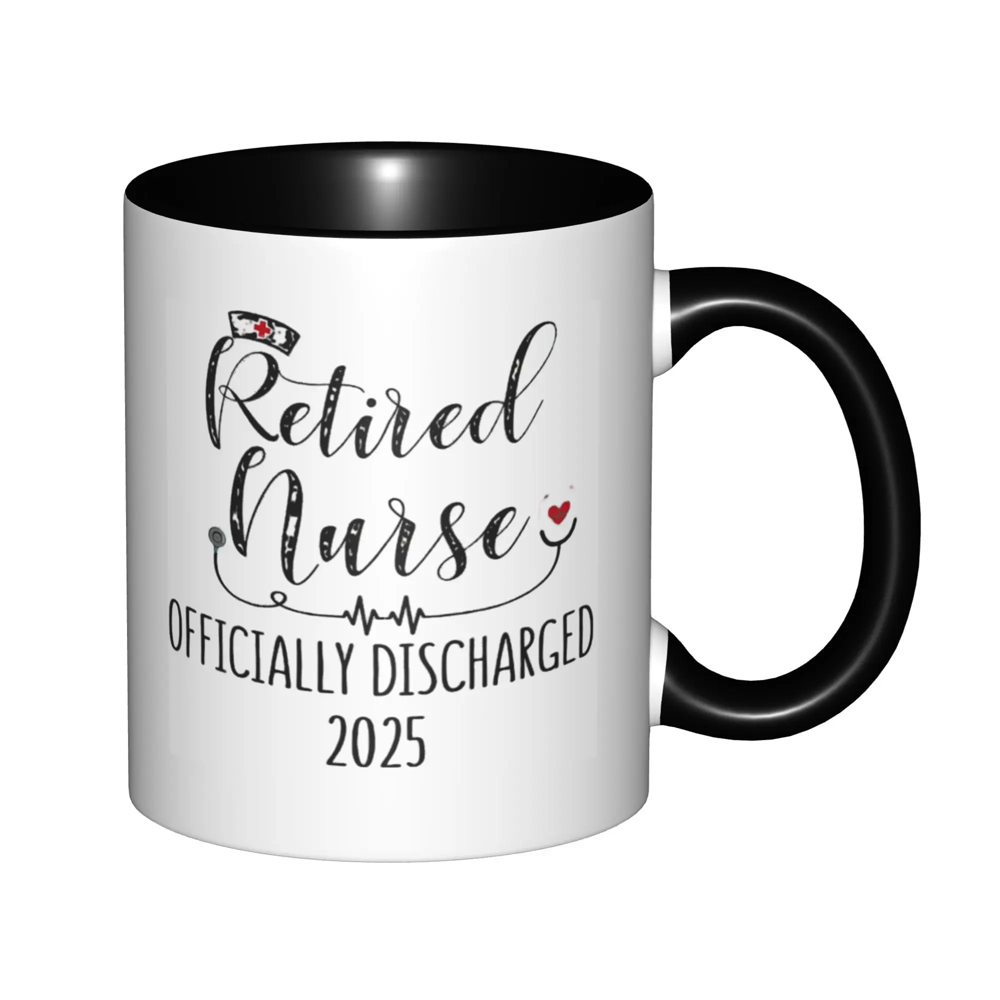 

Nurse Retirement Gifts for Women, Retirement Retired Gifts for Nurse Mugs For Birthday Coffee Mugs Ceramic Tea Cups 11oz