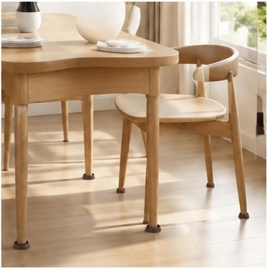 8Pcs Furniture Feet Pads for Hardwood Floors Scratch Protection Chair Table Leg Protectors Wear-Resistant Plastic Coasters