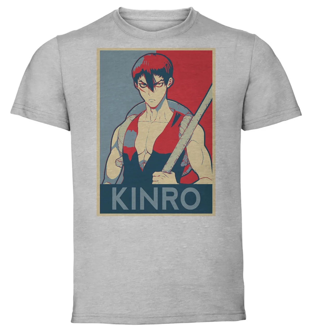 T-Shirt Unisex Grey Propaganda Dr Stone Kinro