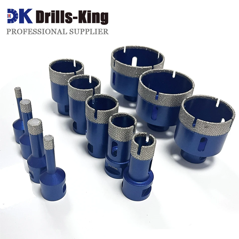 

M14 Arix Type Vacuum Brazed Diamond Core Drill Bit 6-68mm Hole Saw For Drilling Granite Marble Stone Porcelain Tile Ceramic