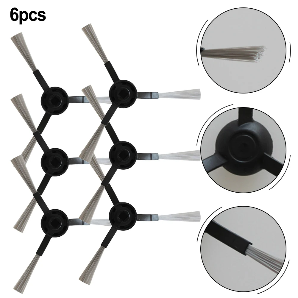6 szt. Wymienna szczotka boczna narożna do Tefal do X-PLORER SERIE 130 AI Robot zamiatarka boczne akcesoria do odkurzacza