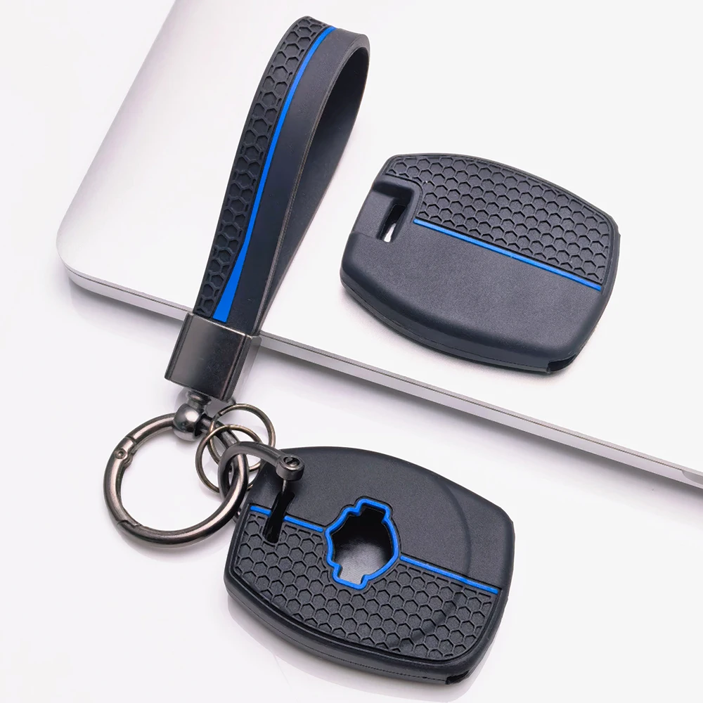 Key Fob Sleeve For Harley Davidson XL Dyna Softail Touring Trike Sportster S 1250 RH1250 RA1250S with ring wrist strap