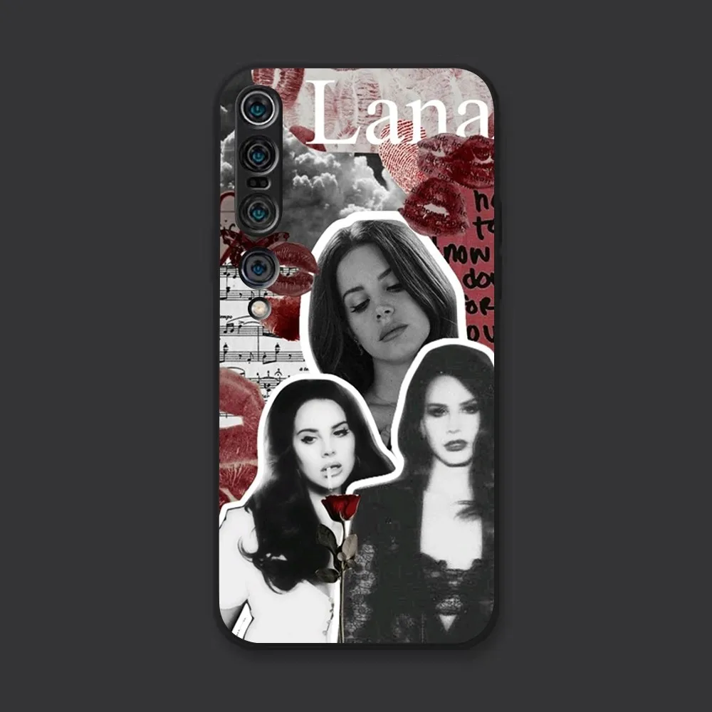 L-Lana Del Rey Singer Phone Case For Xiaomi 11 Redmi Note 11 5G 8T 9A 9 10T Note8Pro Note9 12SUltra Black Case