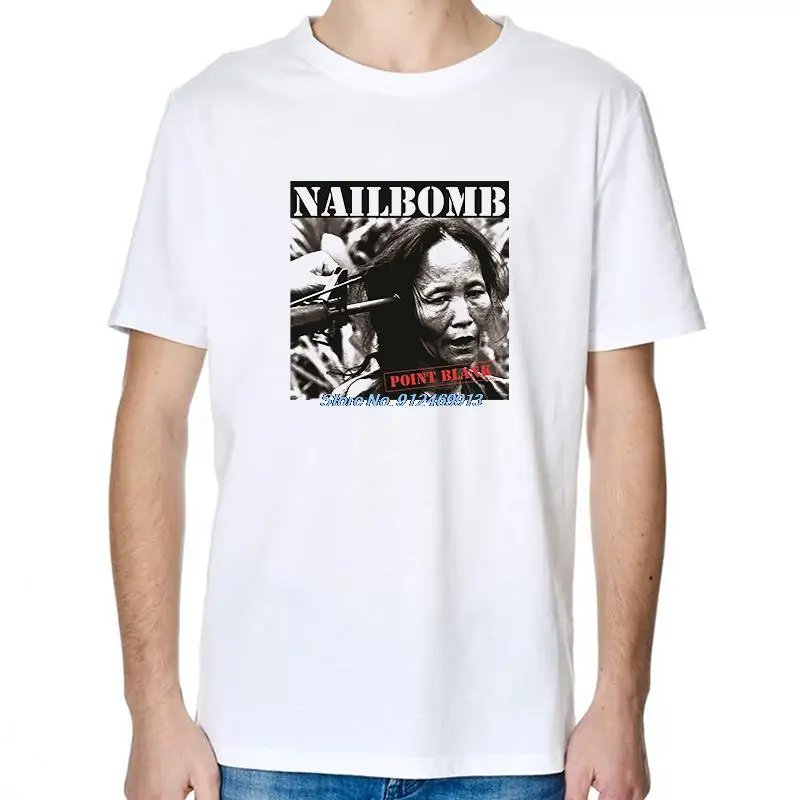 Nailbomb Point Blank Trash Classic Graphic T Shirts Cotton Short Sleeve T-Shirts Summer New Shirts And T-Shirts Mens Clothes