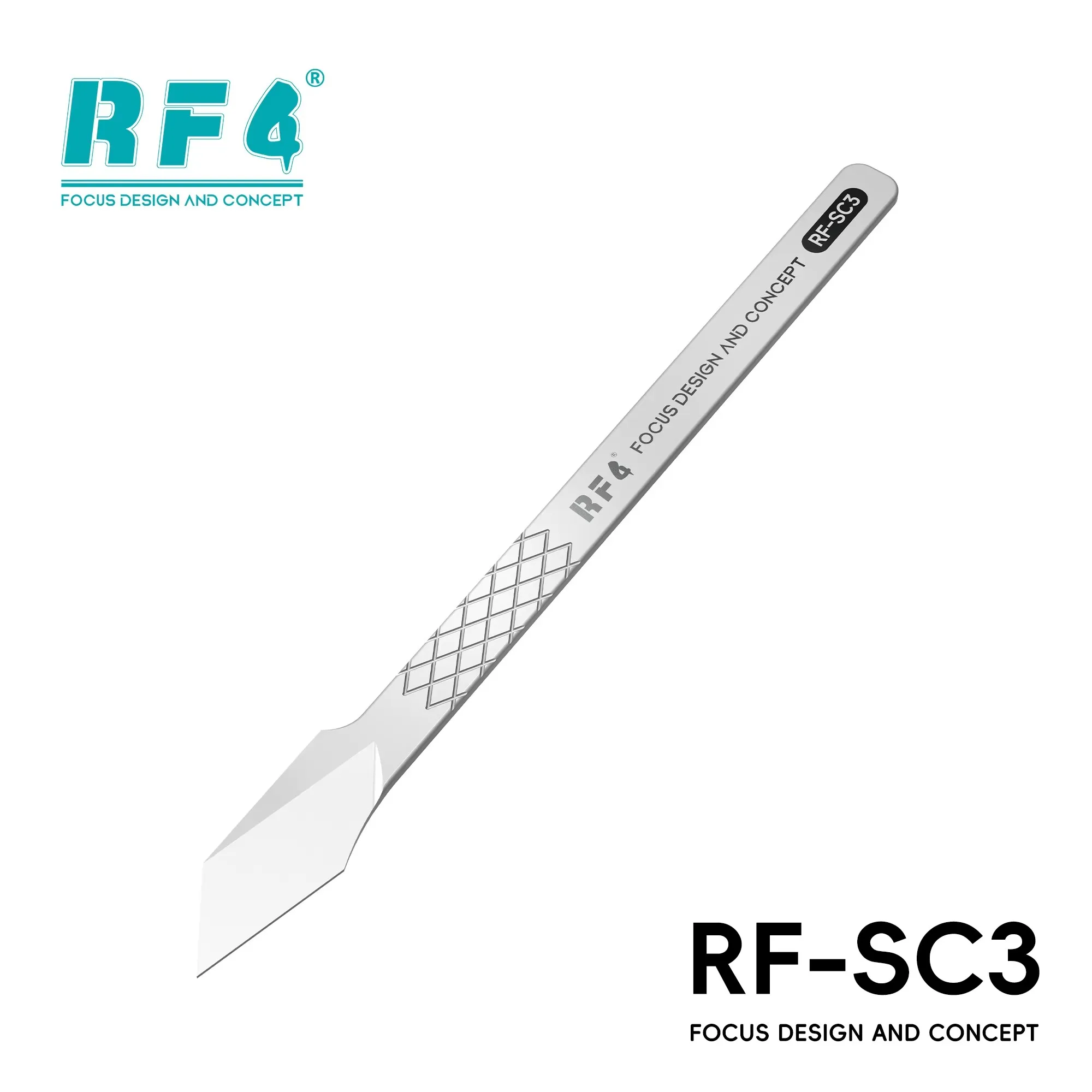 RF4 RF-SC3 Non-magnetic Tin Scraper for Cell Phone Tablet Repair Mainboard PCB IC Chips Applying Soldering Spreading Tin Tool
