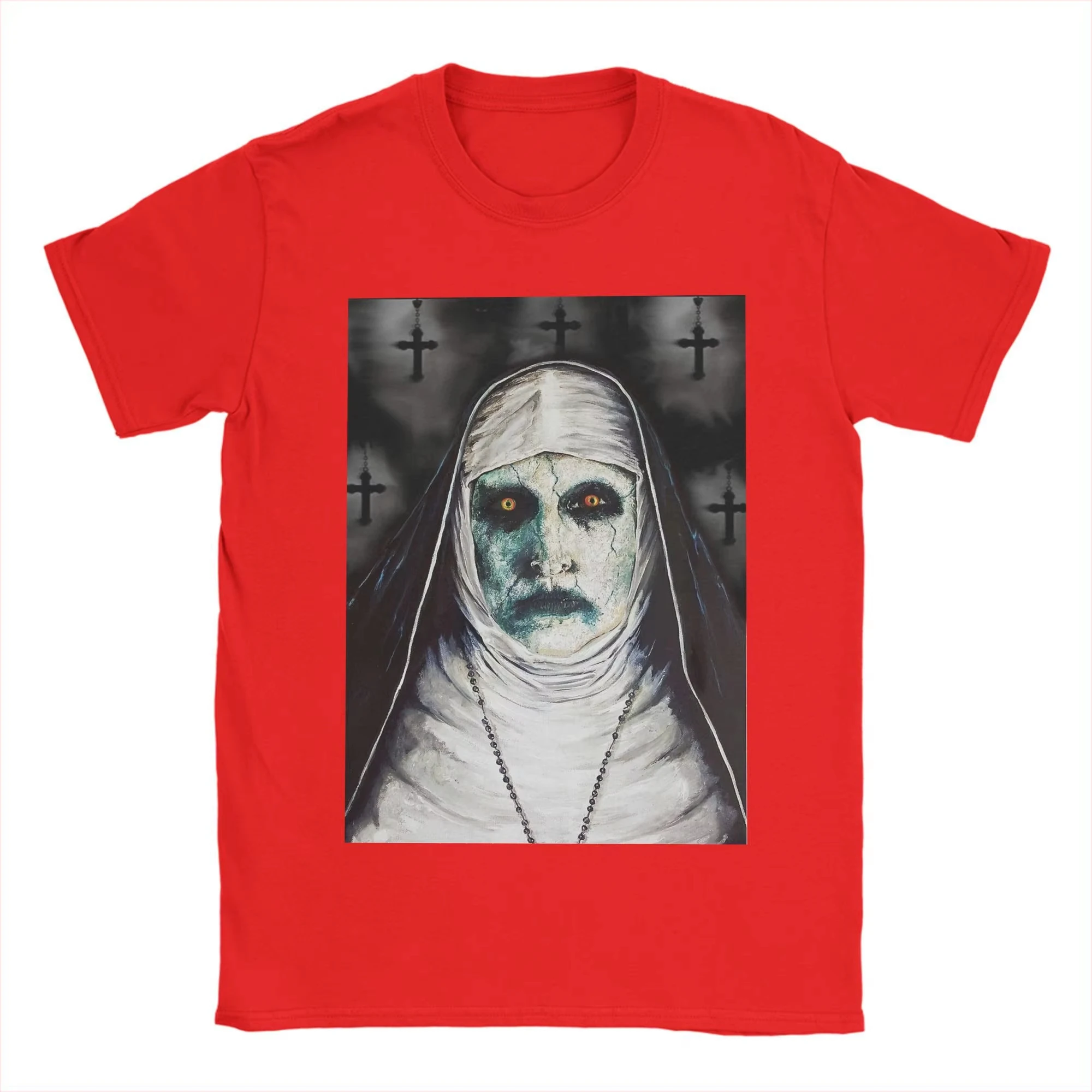 2026 الصيف Hot البيع The Conjuring Movie الرجال تي شيرت الجدة تيز قصيرة الأكمام Crewneck تي شيرت 100% القطن ملابس فريدة من نوعها بلايز #3