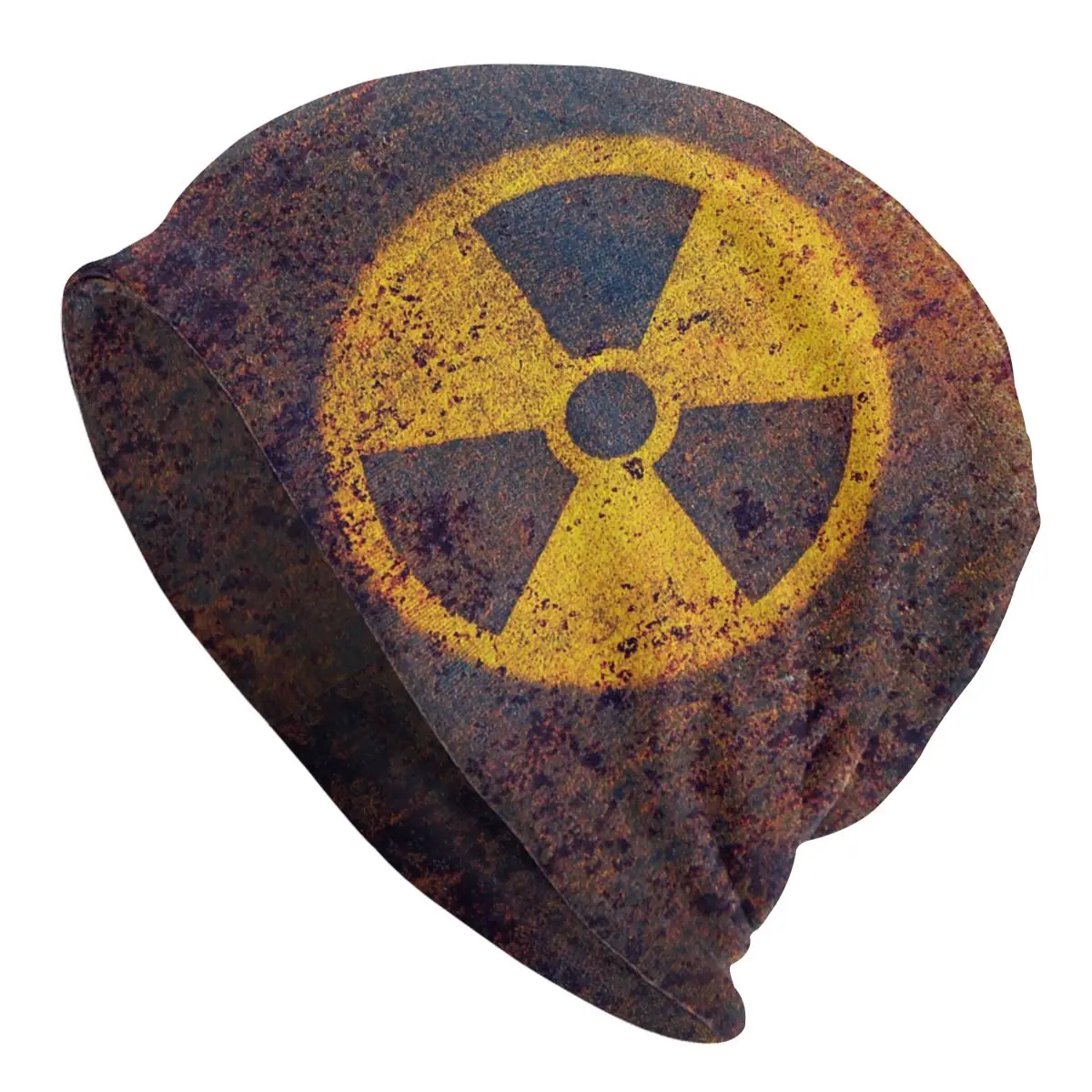 Atomic Radioactive Skullies Beanies Outdoor Hats Radioactive Thin Bonnet Hipster Caps Men Women's Earmuffs