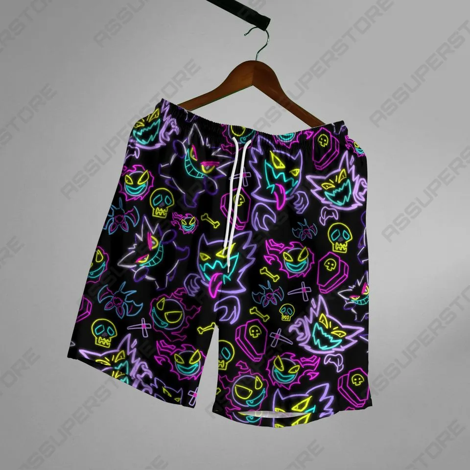 Men's Shorts Summer Shorts Casual Shorts Pocket Drawstring funny animal cartoon Breathable Short Fashion Streetwear beach pants