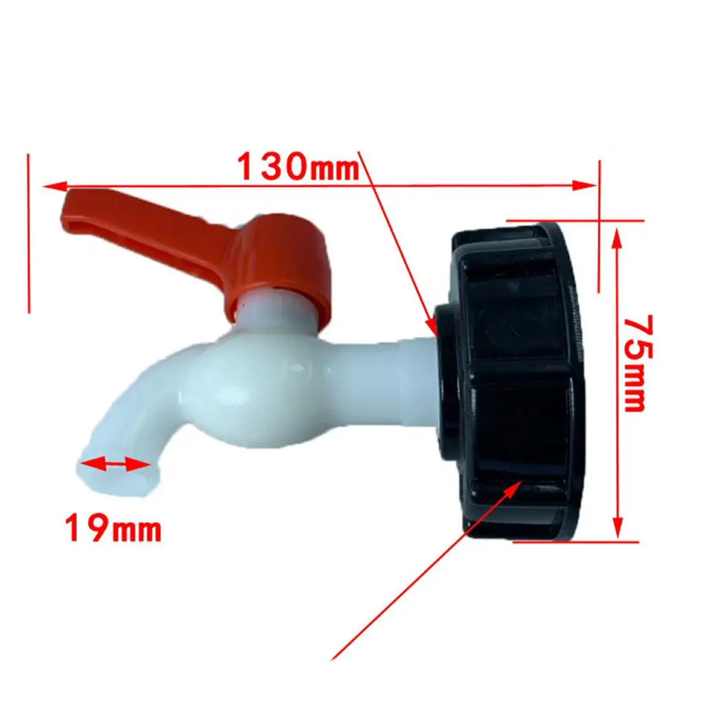 IBC Tank Adapter 3/4 Coarse Thread Water Outlet Brass Outlet Band Companies