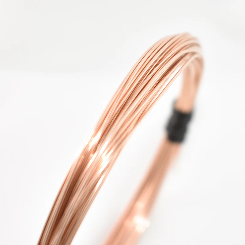 14K Rose Gold Filled Round Wire One Meter Half Hard Gold Filled Beading Wire Handmade DIY Jewelry Making Findings Accessories