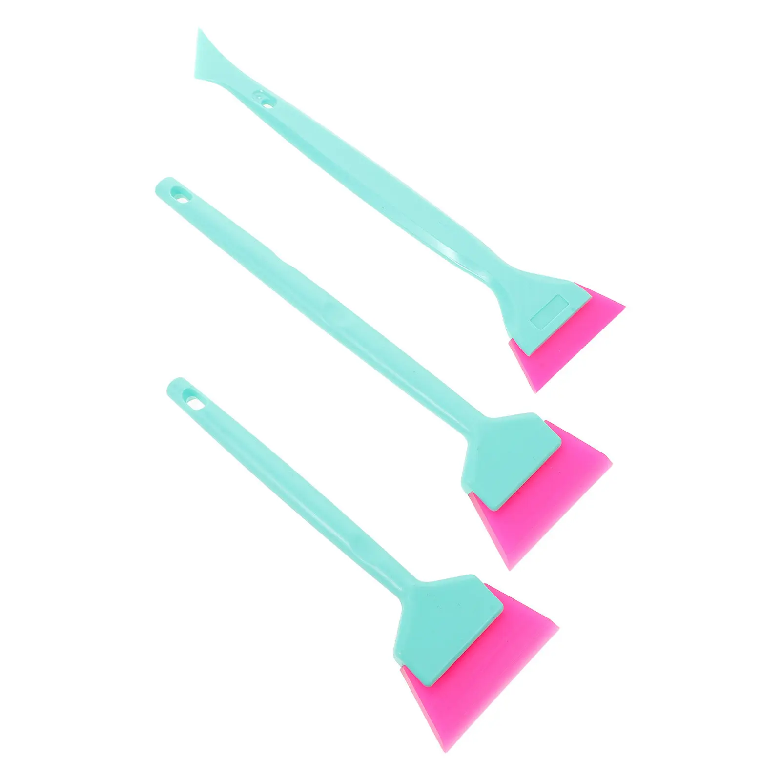 3Pcs Car Window Scraper Automotive Squeegee Mini Water Scraper Tool for Windshield Side Mirror Rearview Mirror Cleaning Tint