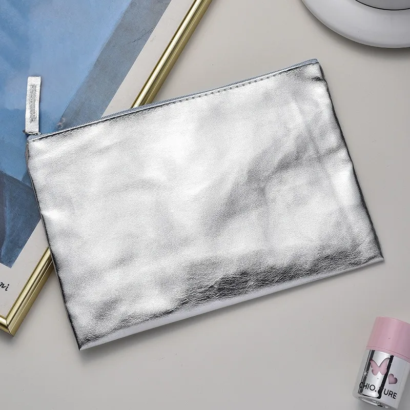 Fashion Leather Texture Coin Purse for Women, Silver Luxury Soft Leather Small Change Pouch, High Grade Mini Storage Wallet