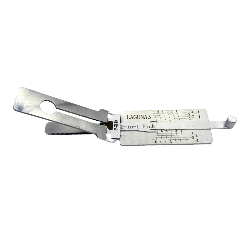 Lishi LAGUNA3 2 in 1 Lock Pick Decoder Ignition Car door open for Renault Laguna/Samsung Renault Model Vertical milling