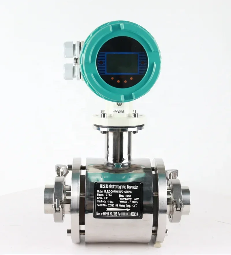 High Precision Food Grade SS304 Sanitary 2-inch 50mm Electromagnetic Flowmeter
