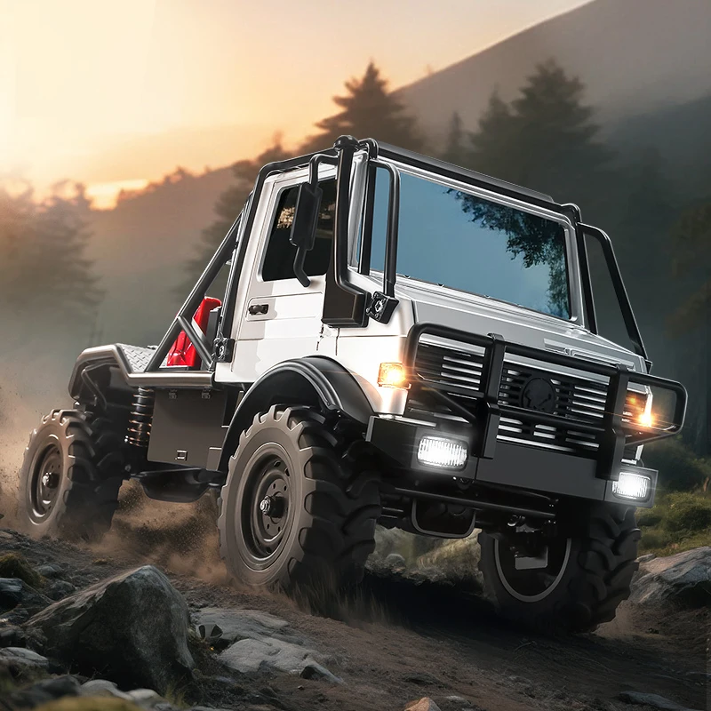 MN333 RC Car Unimog U4000 2.4GHz 1:18 4WD Full Proportional Throttle Steering Off-Road Vehicle Toy Gift Boy