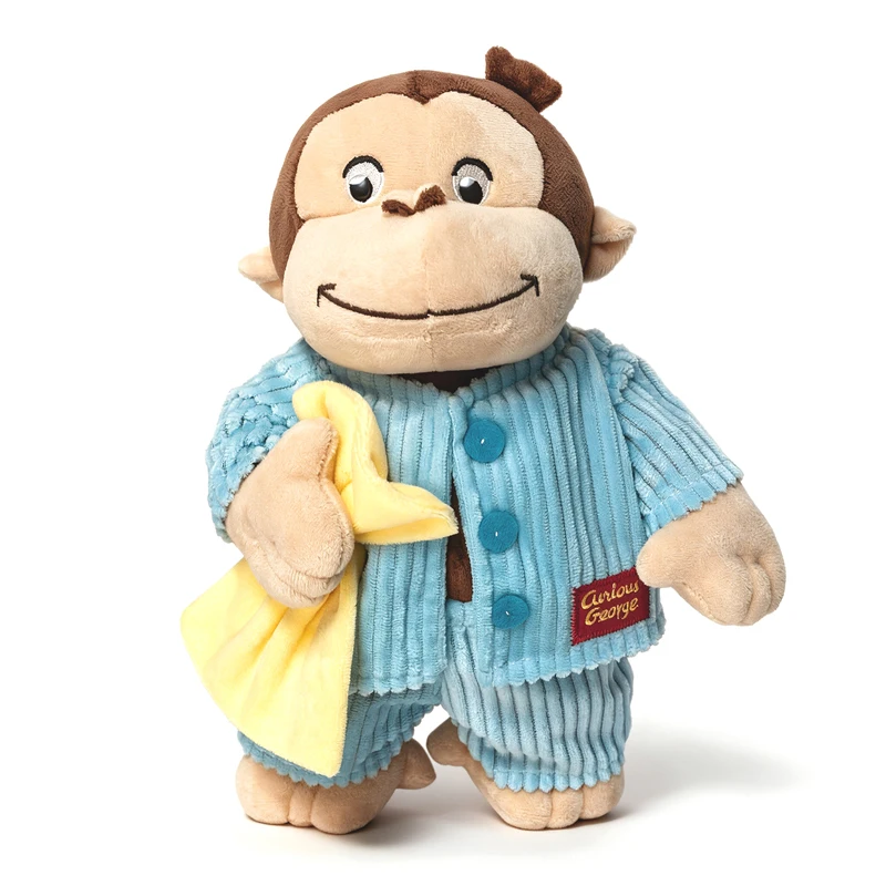 12 inch Monkey Stuffed Animal Plush Toy in Pajamas, Soft Cute Cuddle Plushie Doll, Baby Toddler Boys Girls Birthday Gift