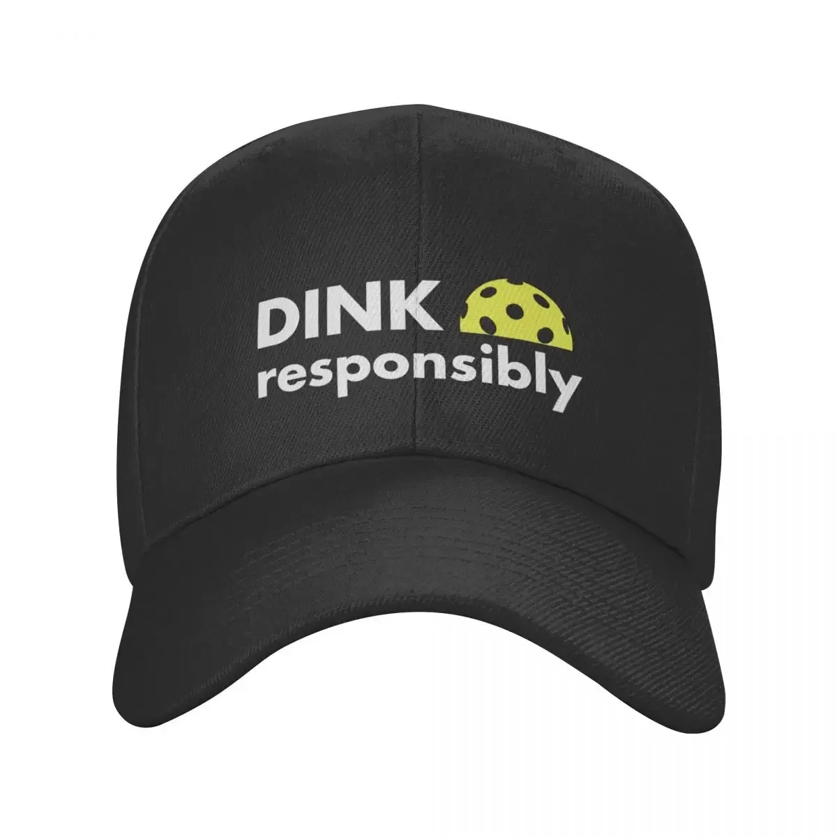 Pickleball Dink Responsibly Baseball Cap fashionable summer hat Hats For Men Women's