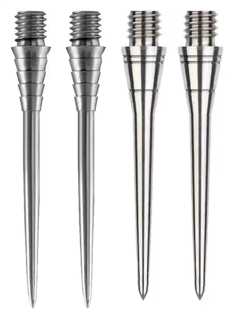 FOX SMILING – broche de fléchettes à Point variable, pointe en acier 32 34mm, aiguille de fléchettes remplaçable, vis 2BA, 3 pièces