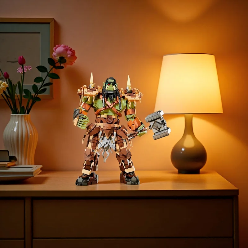 1776PCS Classic Orc building block toy, home decor figurine and personal game collection, holiday gift