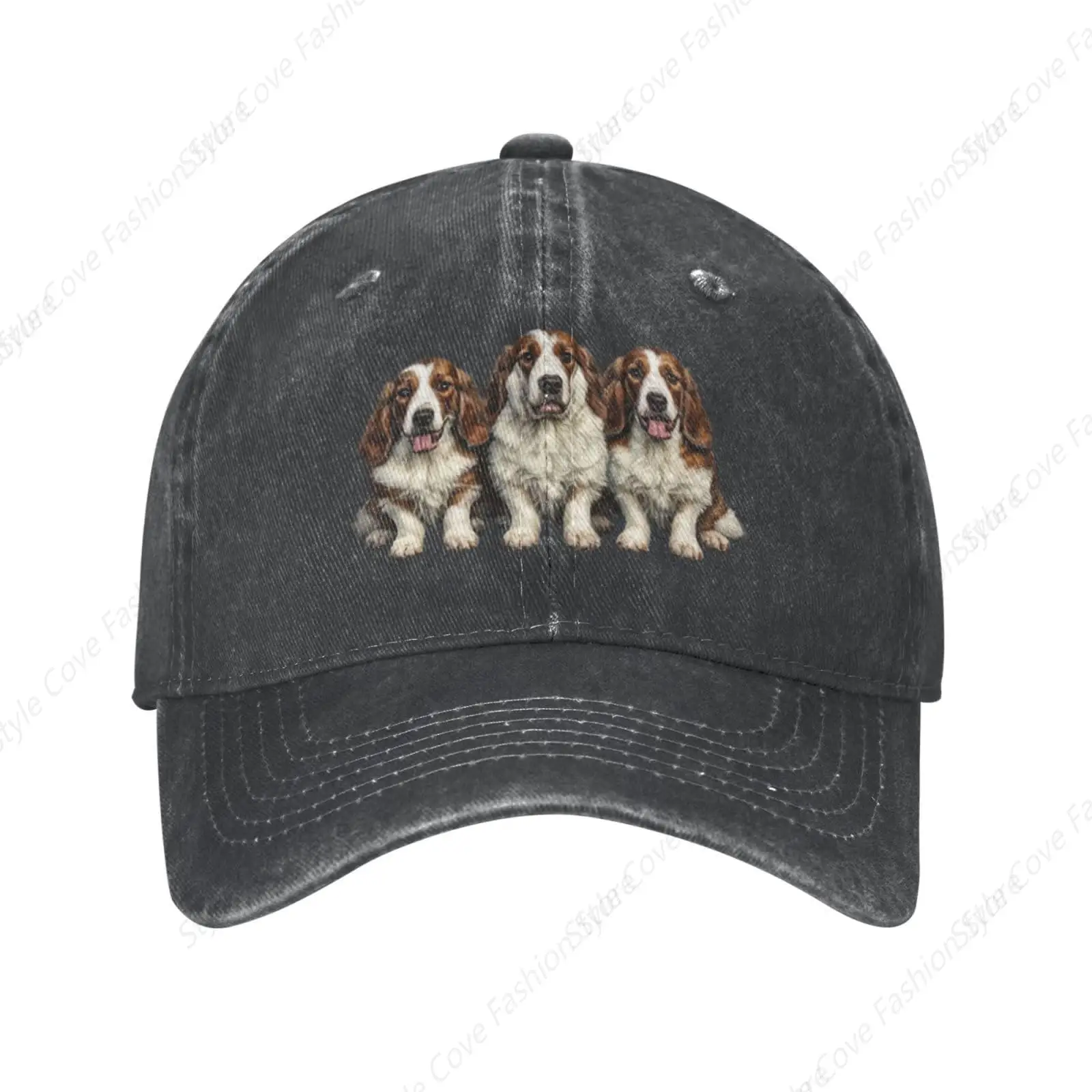 I Love My Basset Hound Dog Themed Funny Basset Hound Lover Hat Pure Cotton Baseball Cap Fashion Adult Snapback Cap Men Women Hat