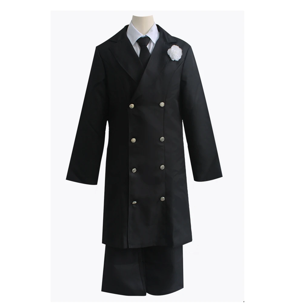 

Anime Cos Ciel Phantomhive Cosplay Costume Funeral Ceremony Uniform Custom Size