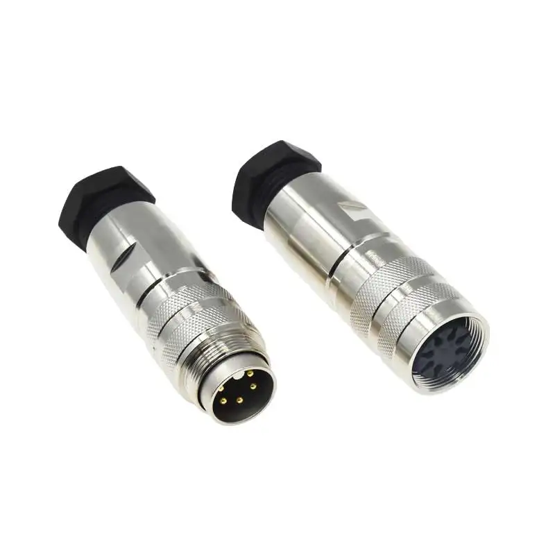 M16 Circular Connector C091 Waterproof IP67 4-8mm 2 4 5 6 7 8 12 14 Pin Aviation Plug Metal Shielding Male Female Connectors