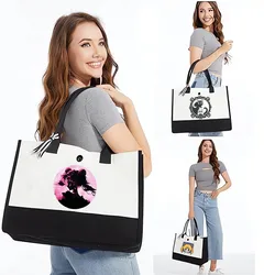 Sailors Moons Tote Bag Kawaii Cartoon Large Capacity Handbag Fashion New Storage Bag Cute Anime Shoulder Underarm Bag Girl Gifts