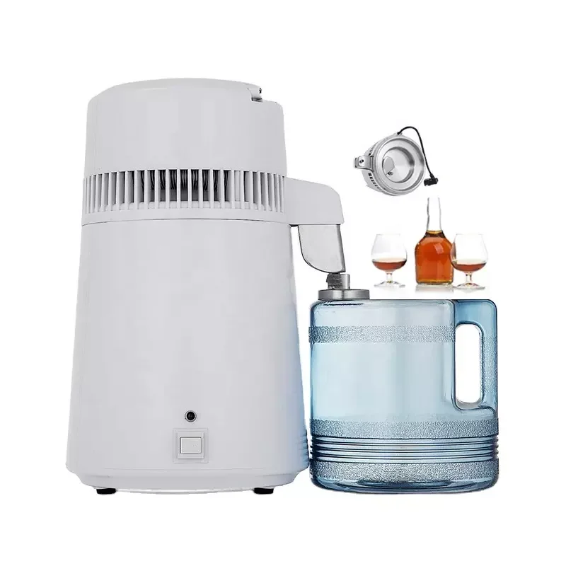 4L Water Distiller Medical Filter Purifier Distilled Purify Pure Dew 1L/h megahome water distiller