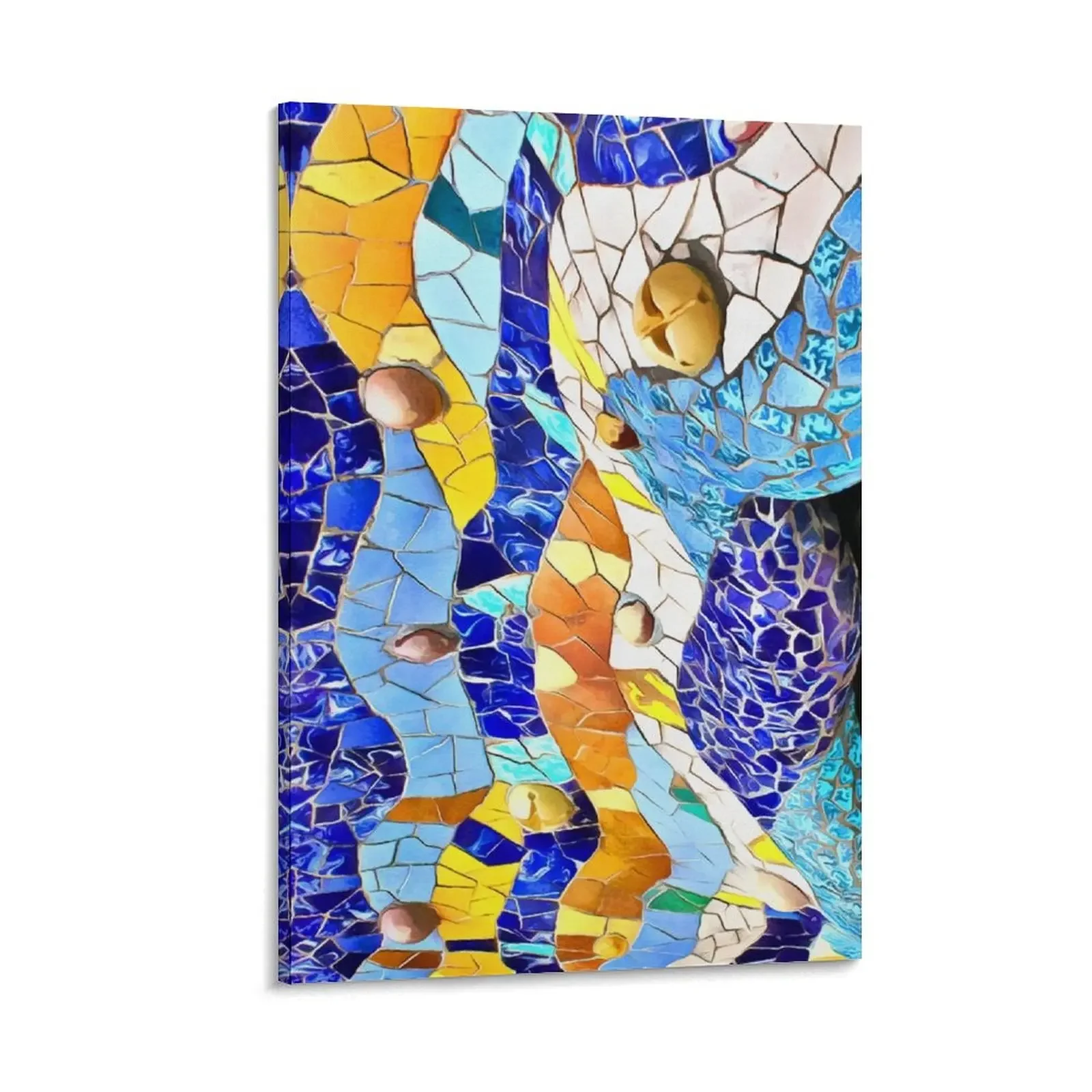 

Gaudi Barselona mosaic Canvas Painting Decoration for bedroom house decorations home decorations and organization