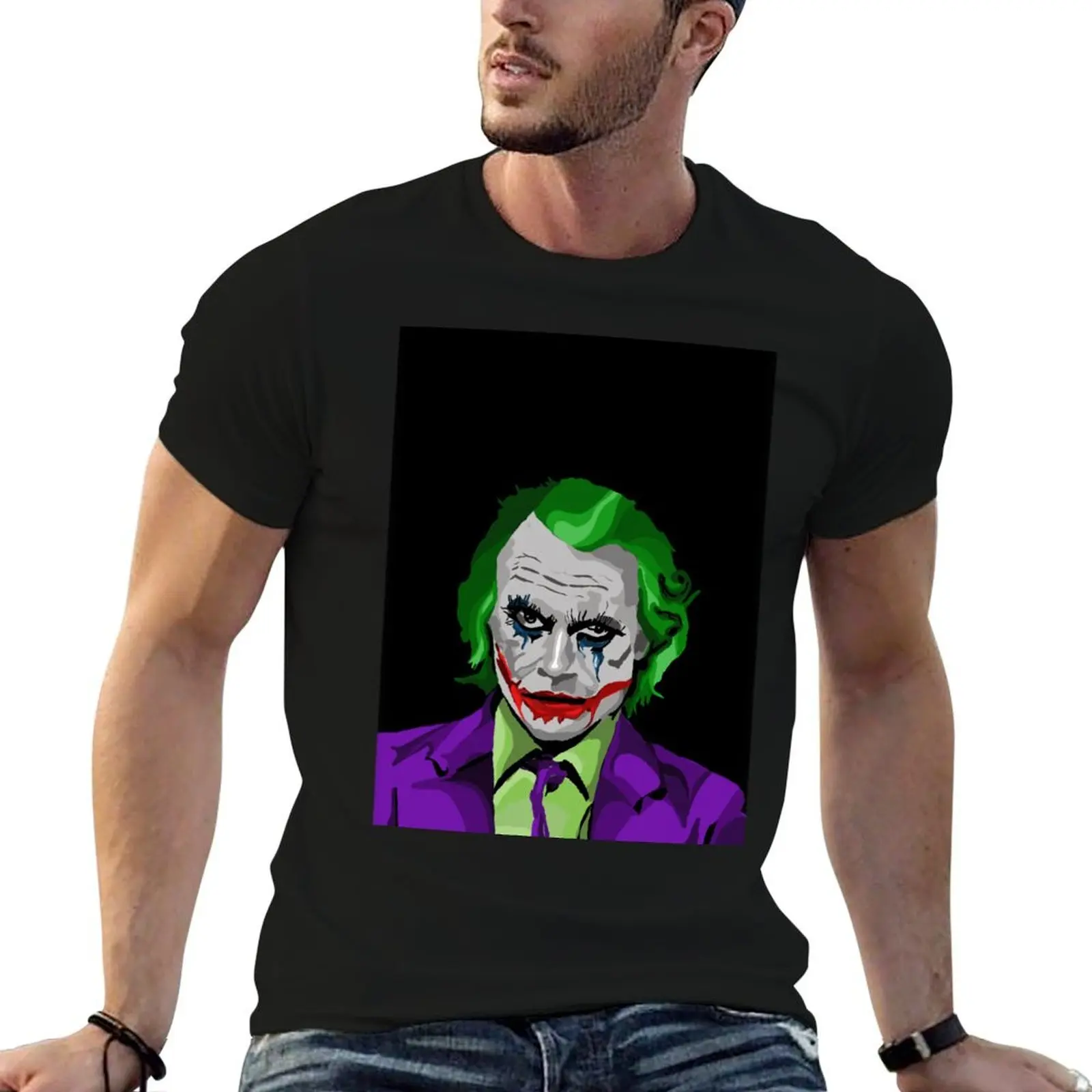 

Joker Premium Scoop T-Shirt cute clothes plus size tops Blouse Aesthetic clothing funny t shirts for men